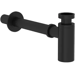 VitrA Zubehör Design Siphon Abgangsrohr und Rosette G 1 1/4" Maximallänge 29 cm Schwarz,A4512336WTC A4512336WTC
