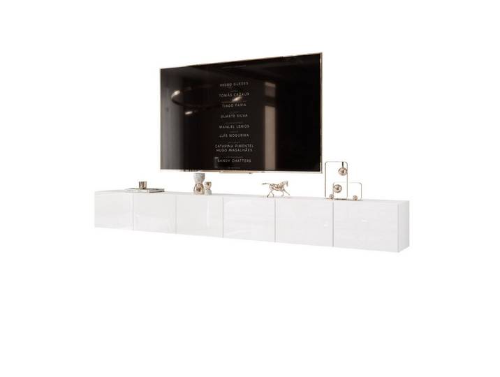 yourhouse24 Lowboard TV ANGEL 300 mit LED-Beleuchtung – Griffloses Design