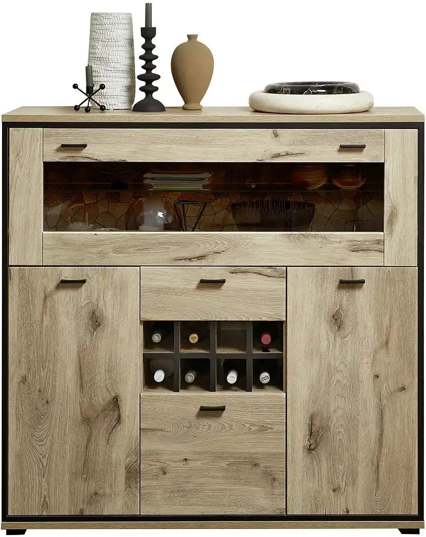 uno Highboard  Ruben ¦ holzfarben ¦ Maße (cm): B: 125 H: 125 T: 40.0