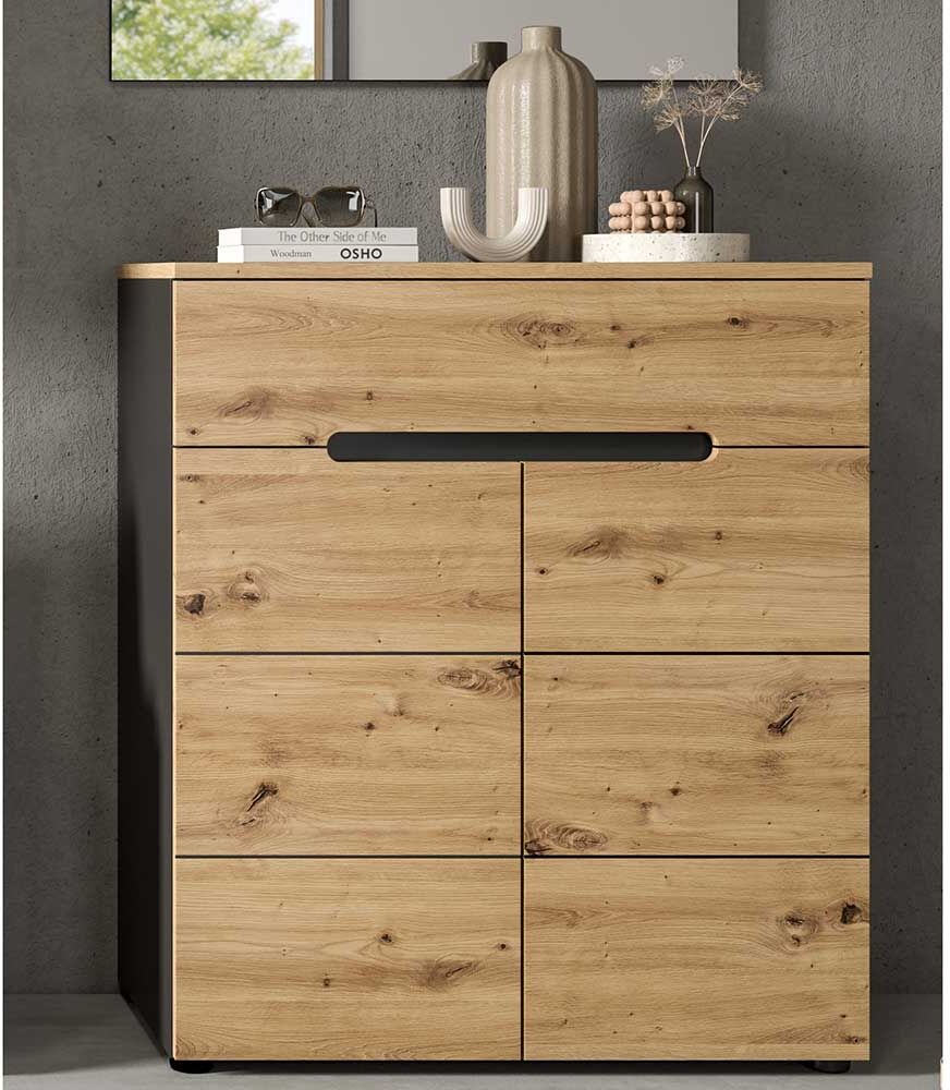 Pharao24.de Schuhschrank Kommode in modernem Design 80 cm breit