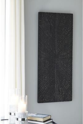 Signature Design by Ashley Lenora Carved Sunburst Wood Wall Decor