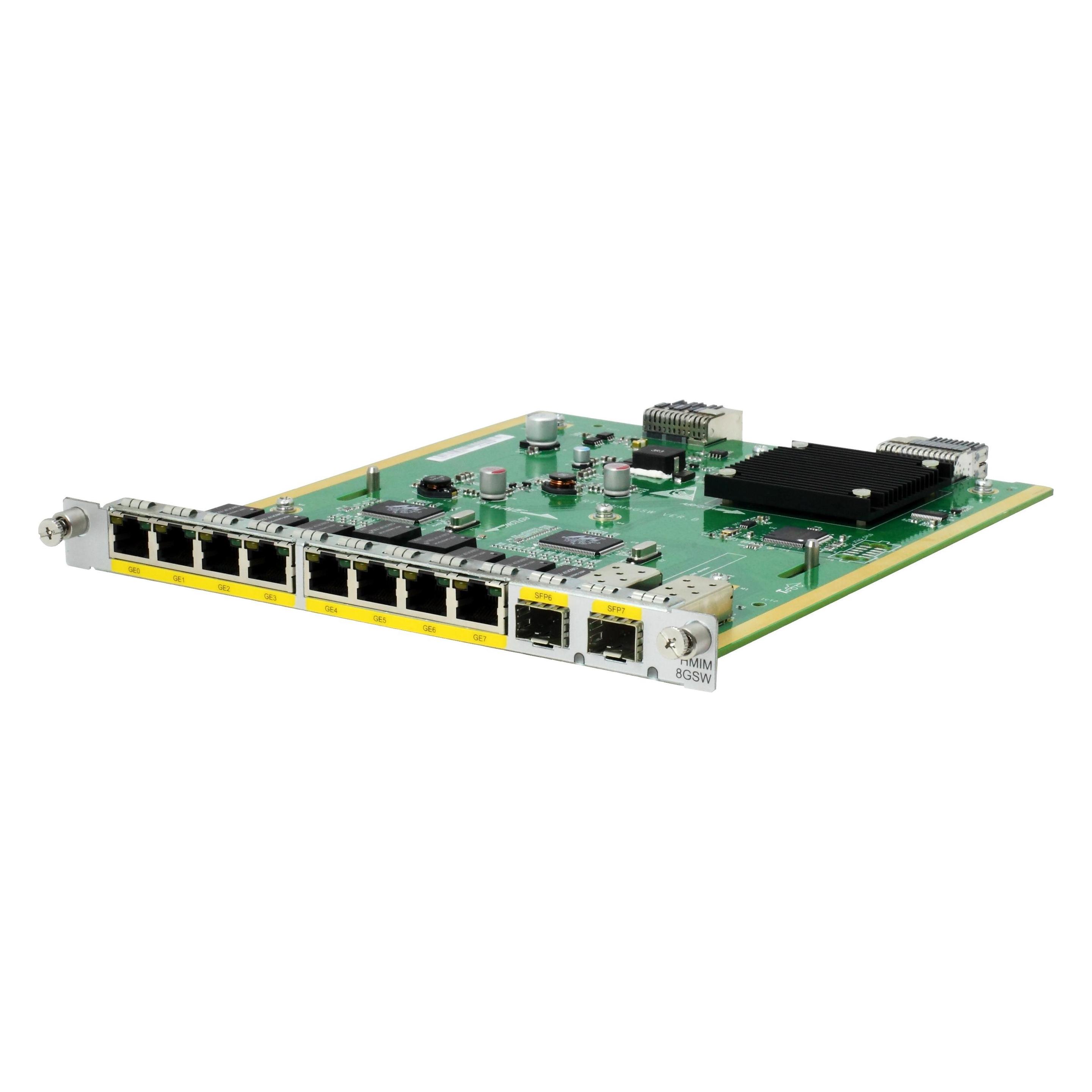 HPE E FlexNetwork MSR 8-port 10/100/1000BASE-T/2-port 1000BASE-X (Combo) Switch HMIM Module (8 Ports) (JG741A)