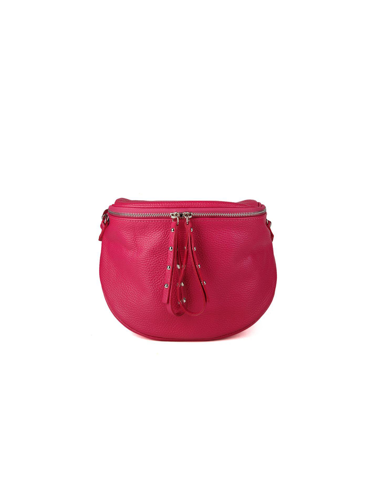 Giulia Monti Schultertasche Fuxia