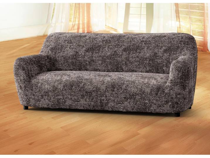Stretchbezüge in Mikrofaser-Qualität, Braun, Größe 103 (3-Sitzer-Bezug)