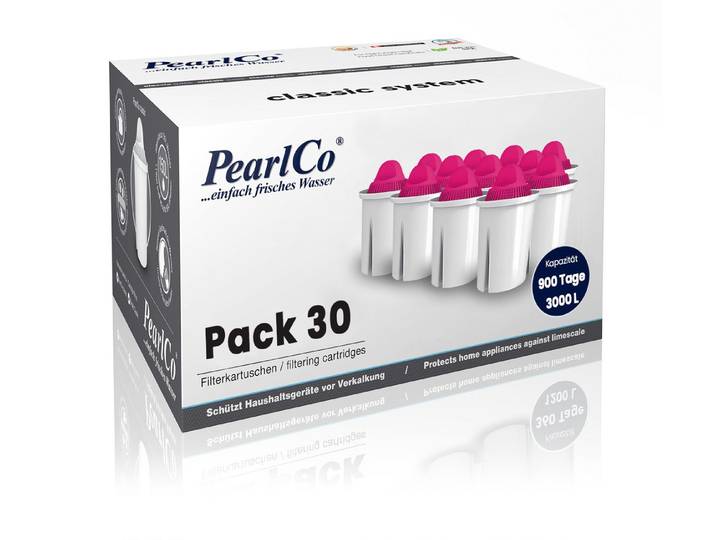 perlopur Wasserfilter perlopur Classic Magnesium Filterkartuschen AquaMag, Zubehör für Brita Classic u. PearlCo Classic