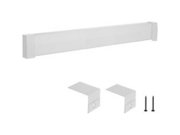 VEVOR Cache pour Plinthe Chauffante, Série Premium, Couvercle pour Chauffage Électrique Standard, 1,5 m, Ventilation et Chaleur Efficaces, Cache de Remplacement en Acier pour Chambre à Coucher, Blanc