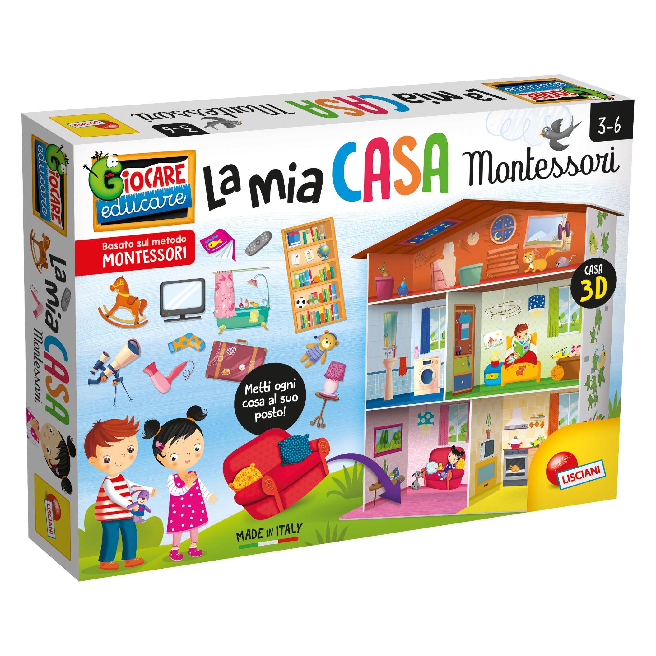 Lisciani Montessori Maxi La Mia Casa (3 - 6 Jahre) (95162)