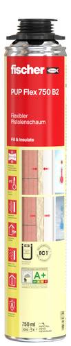 Fischer Premium FLEX Montageschaum Herstellerfarbe Creme 543453 750ml