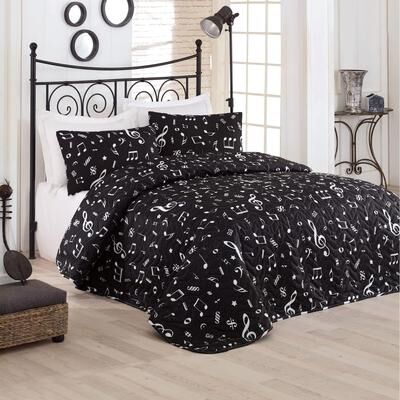 Sussexhome Full/Queen Size Bedspread/Coverlet Set - 3 Piece Quilt Set with Pillowcases