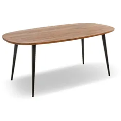 MAISON Esstisch Scandinavia 180 x 100 cm Holz Braun