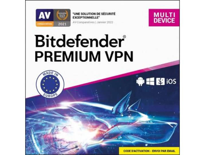 Bitdefender - Logiciel Antivirus Et Optimisation Premium Vpn 1 An 10 Postes