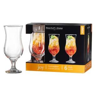Ritzenhoff & Breker Cocktailglas "JOY", glatt, 0,39 l (3.90 dl, 1x, Longdrinkgläser) (811964)