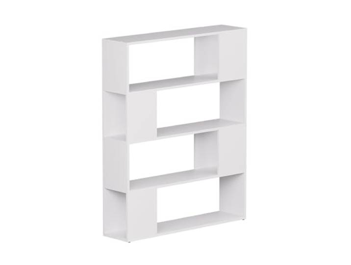Vicco Raumteiler Eneos, Weiß, 100 x 124.5 cm als freistehendes Regal zur flexiblen Raumaufteilung einsetzbar