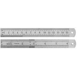 Stahl-Lineal 15cm