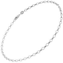 trendor 68244 Fußkette 925 Silber Rhodiniert Anker Fesselkette