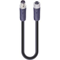 Lumberg Automation 934853305 Sensor-/Aktor-Anschlussleitung M12 Stecker, gerade, Buchse, Einbau vertikal Polzahl Sensoren: 3+PE 1 St.