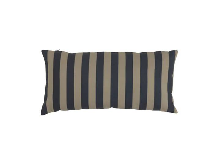 Garden Glory Coussin rayé Garden Glory Noir-beige, 25x50 cm
