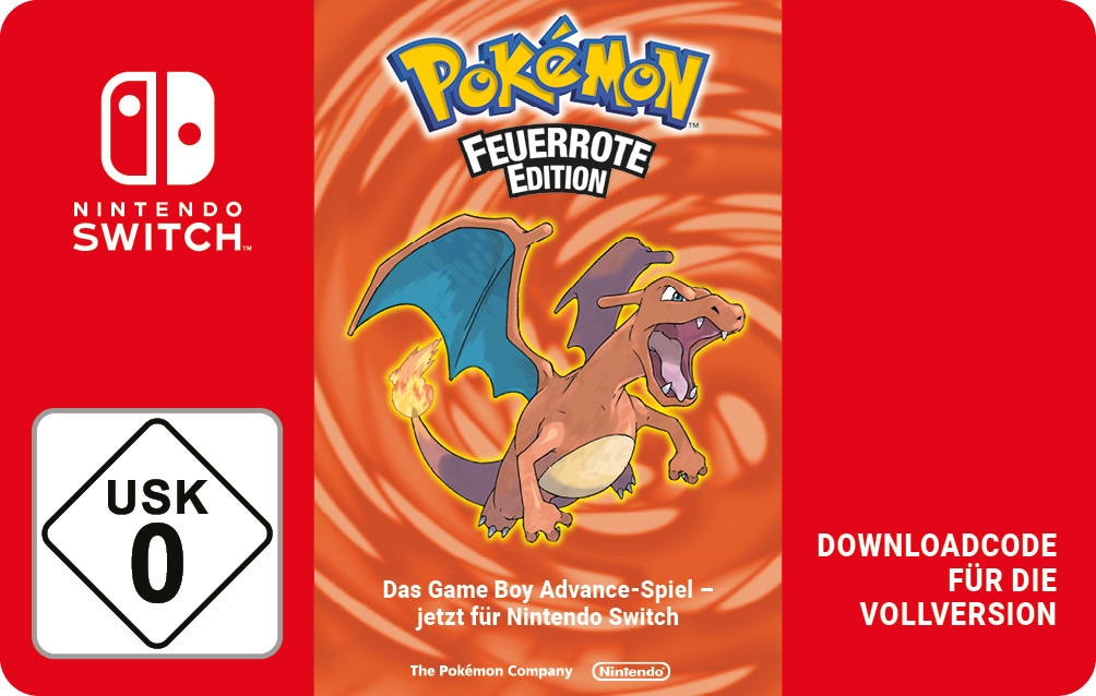 Pokémon Feuerrote Edition - Digitaler Code