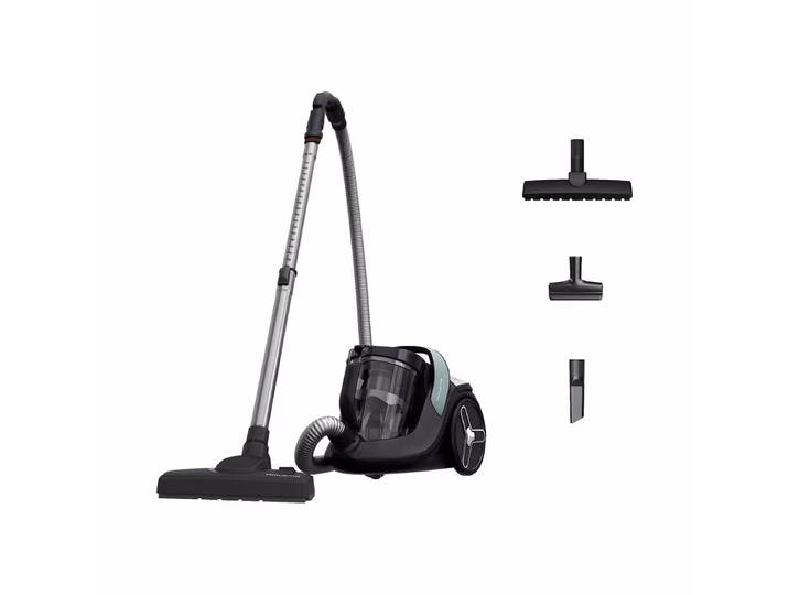 Rowenta Green Force Cyclonic RO7C32CH Staubsauger – Staubsauger ohne Beutel – schwarz / grün