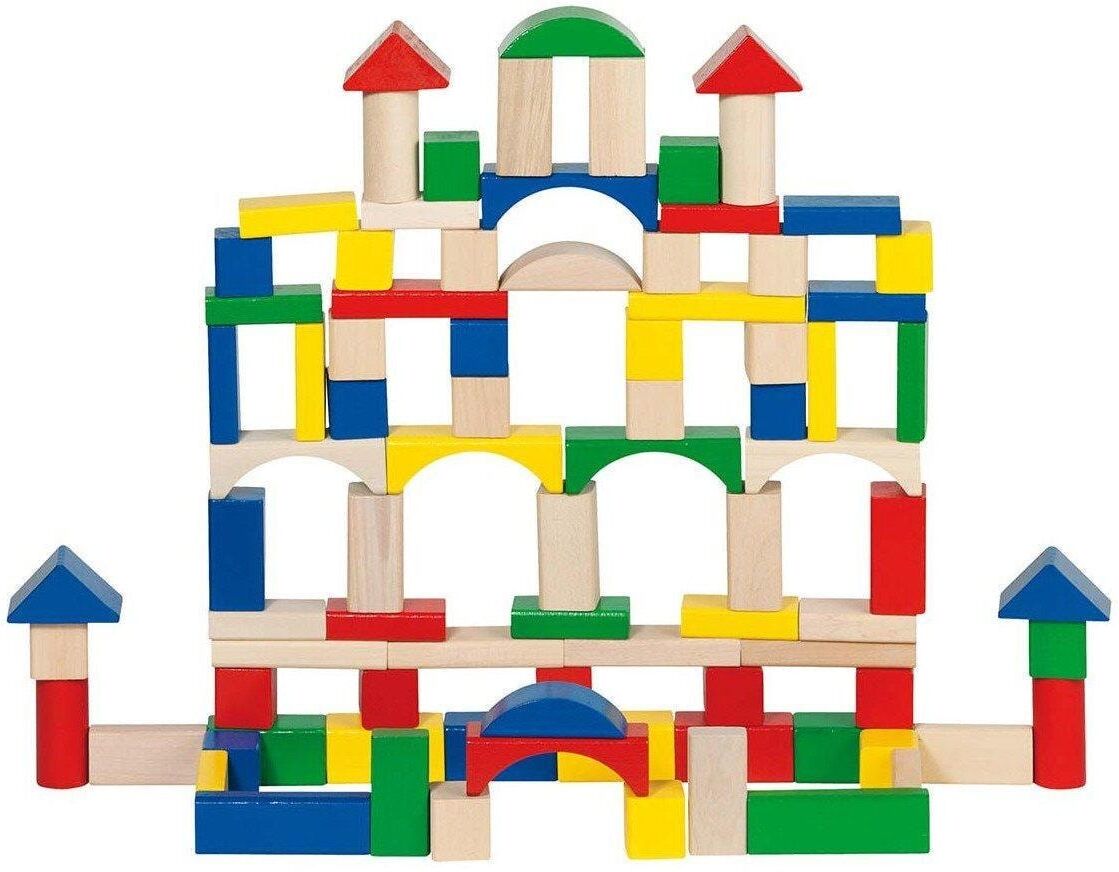 Spielbausteine GOKI "Bauklötze", Kinder, bunt, Spielbausteine Spielbausteine bunt Einheitsgröße