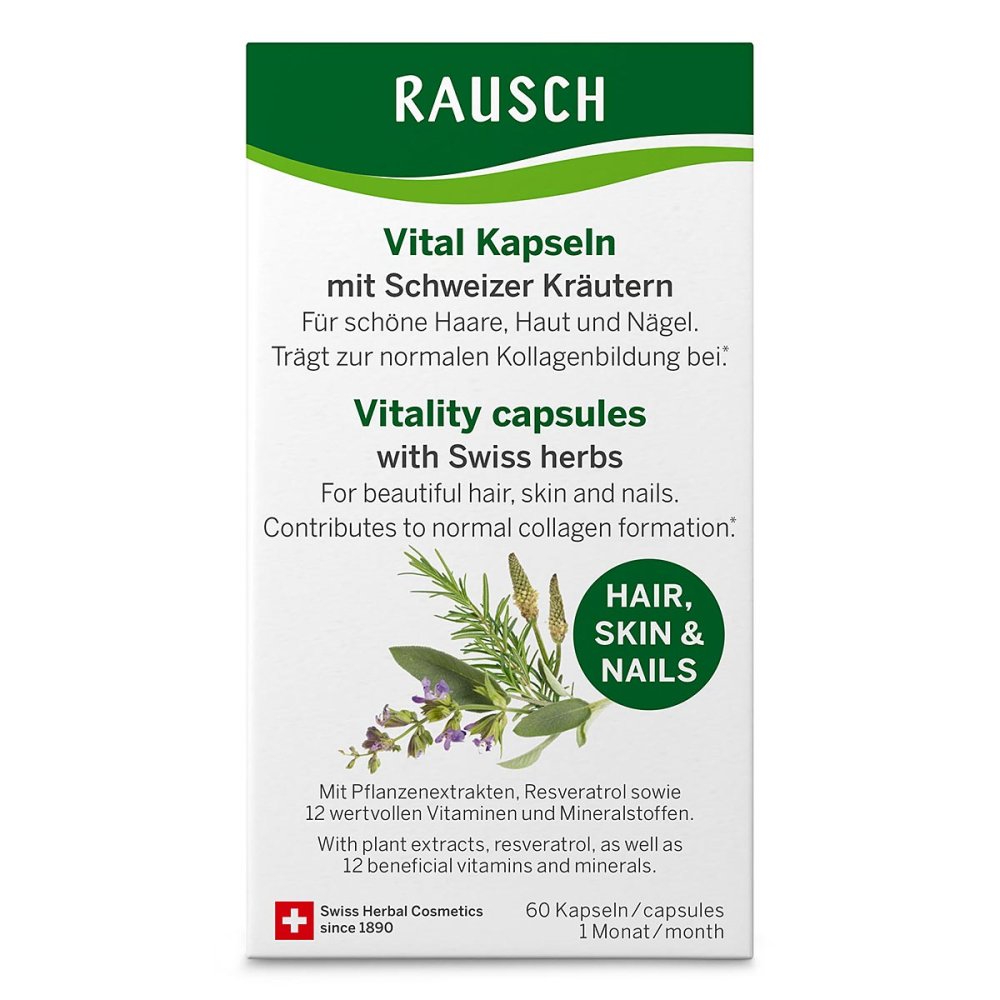 RAUSCH (Deutschland) GmbH Rausch Vital Kapseln mit Schweizer Kräutern 1 Monat 21078495