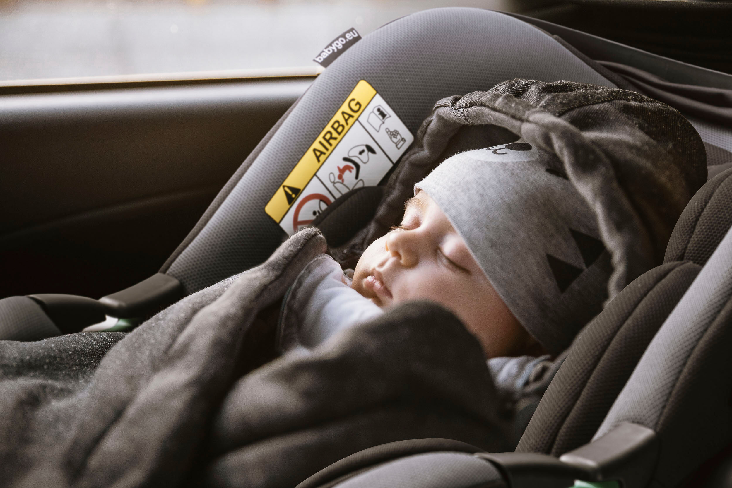 Babyschale BABYGO "Travel XP Isize", Baby, grau, Polyester, Kindersitze Babyschale