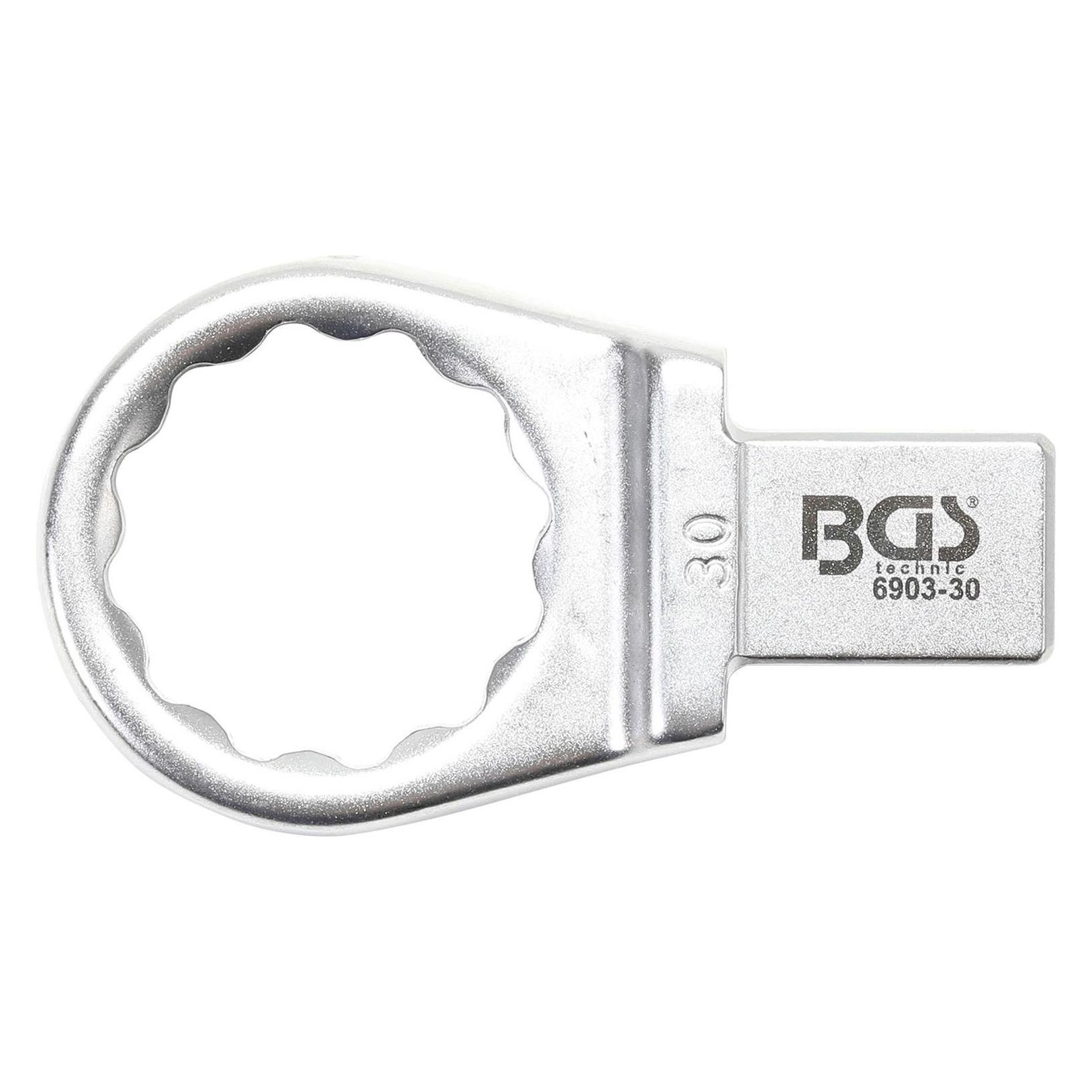 BGS Einsteck-Ringschlüssel 30 mm Aufnahme 14 x 18 mm (30 mm) (6903-30)