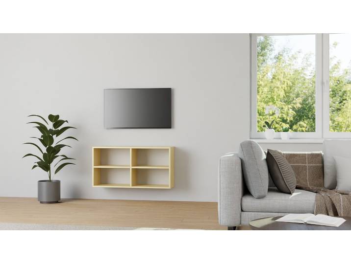 Hängesideboard aus Ahorn Ahorn (euro­päisch) Natur geölt