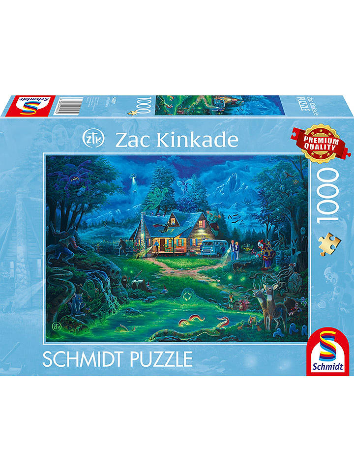 Schmidt Spiele 1.000tlg. Puzzle "Das Spukhaus" - ab 14 Jahren - onesize