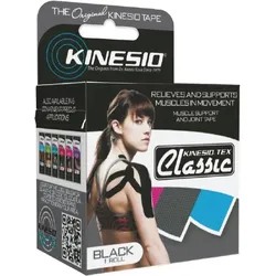 Kinesio Tex Classic 4 M Schwarz Latexfrei