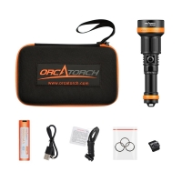 OrcaTorch - ZD710 MK2 - Zoombare Tauchlampe, max. 1500 Lumen