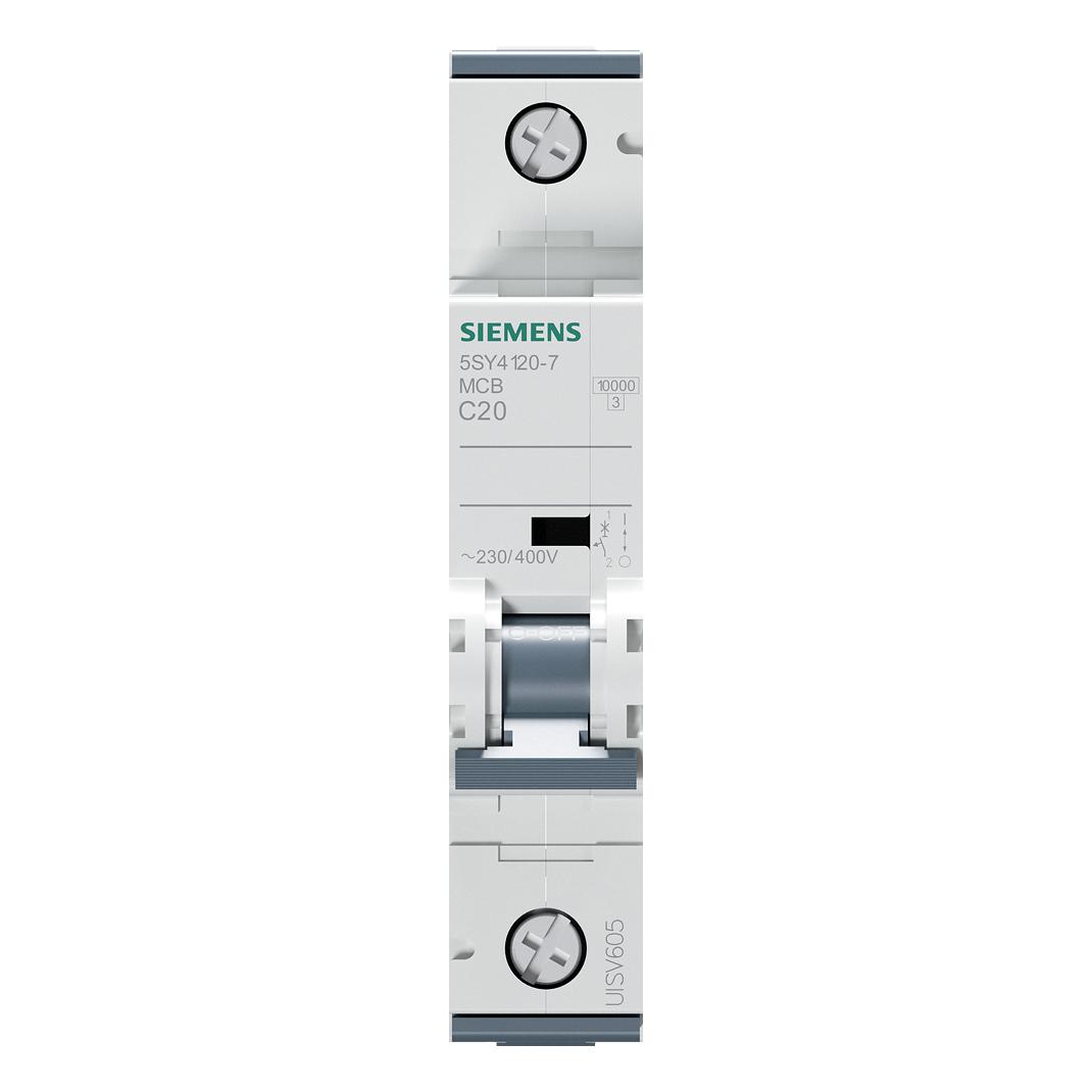 Siemens Sicherungsautomat 1-polig 20A Typ C (20 A) (5SY41207)