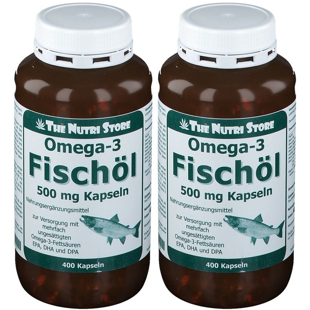 Omega 3 Fischoel KAP 500Mg x2 2x400 St Kapseln