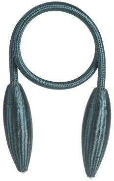 Uplift Treasures Plush Alloy Curtain Tieback Rope lake Blue