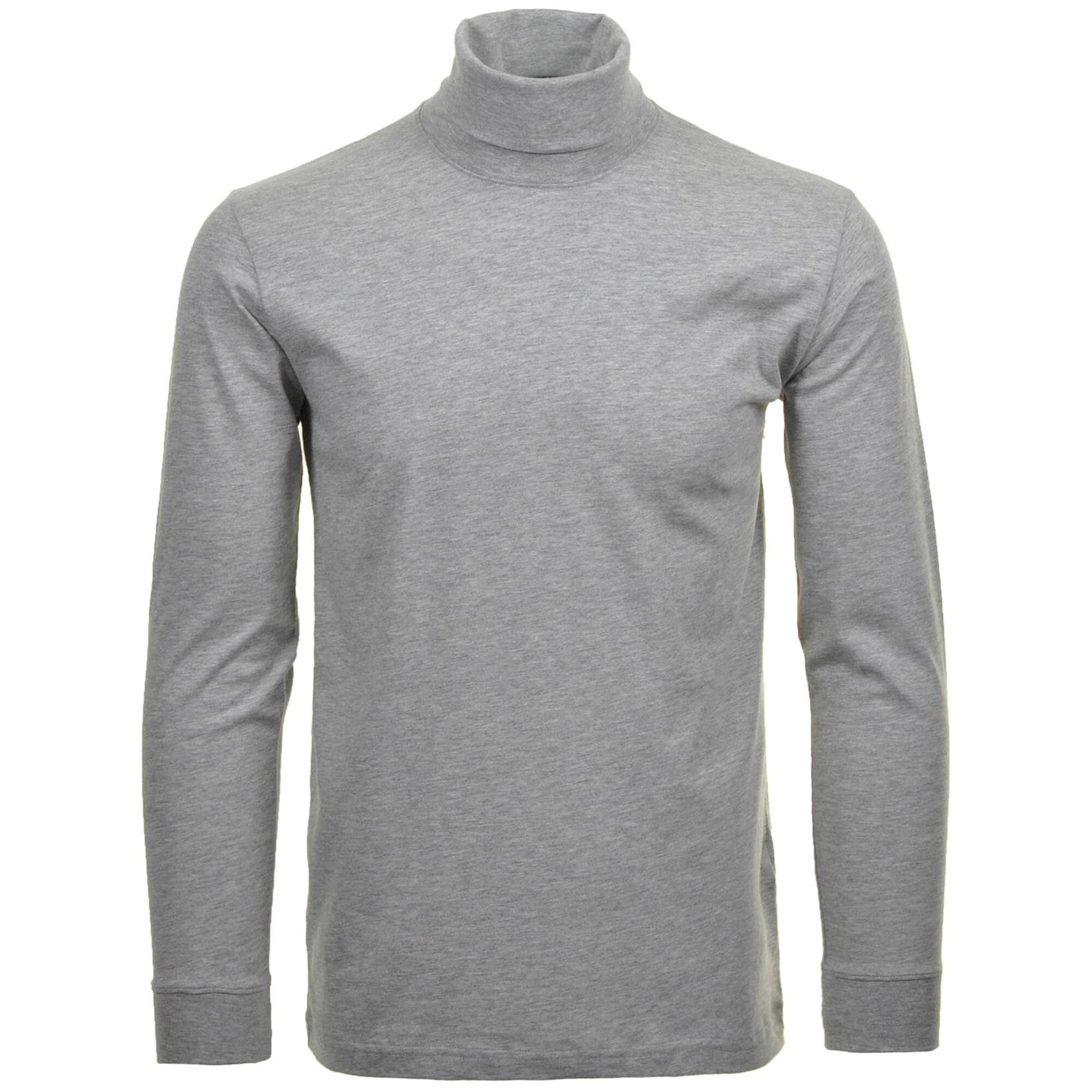 Langarm Basic Rollkragen Regular Fit Herren Longsleeve