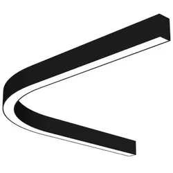 LTS Licht&amp;Leuchten Curved Pendelprofil LKDIP060R05.090OAGsw