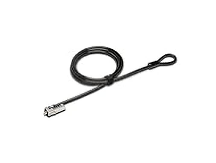 Kensington - Verrou de Sécurité à Combinaison NanoSaver pour Encoche Nano, Câble Antivol de 1,8 m en Acier au Carbone, Cadenas Pivotant pour Ordinateurs Portables & Appareils (K60629WW)