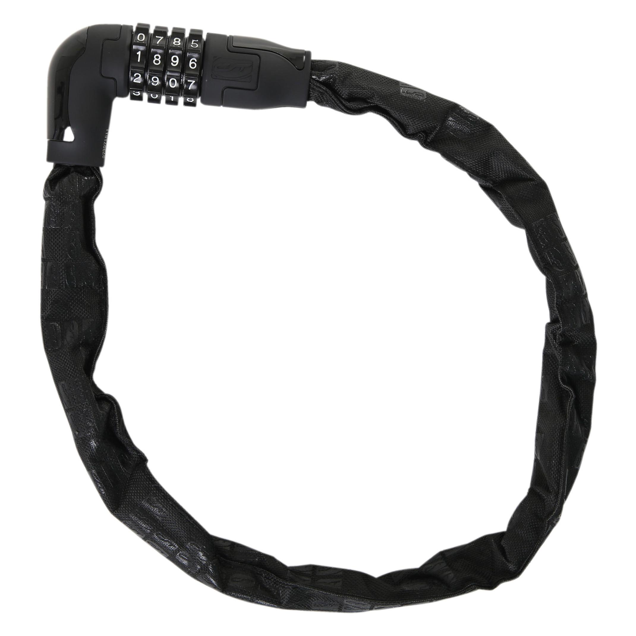Contec PowerLoc kaedelås med kode 6mm 75cm sort (75 cm) (03527397)