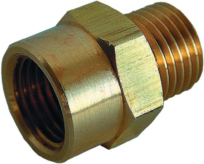 Raccord à double filetage laiton filetage ext. G 3/8 filetage int. G 1/2 EWO (185.175)
