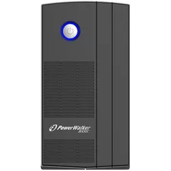 Powerwalker 10121070 Line-Interaktiv 850VA 2AC-Ausgänge Tower Schwarz Unterbrechungsfreie Stromversorgung (UPS) (850 VA, 480 W, Line-Interaktiv USV), USV