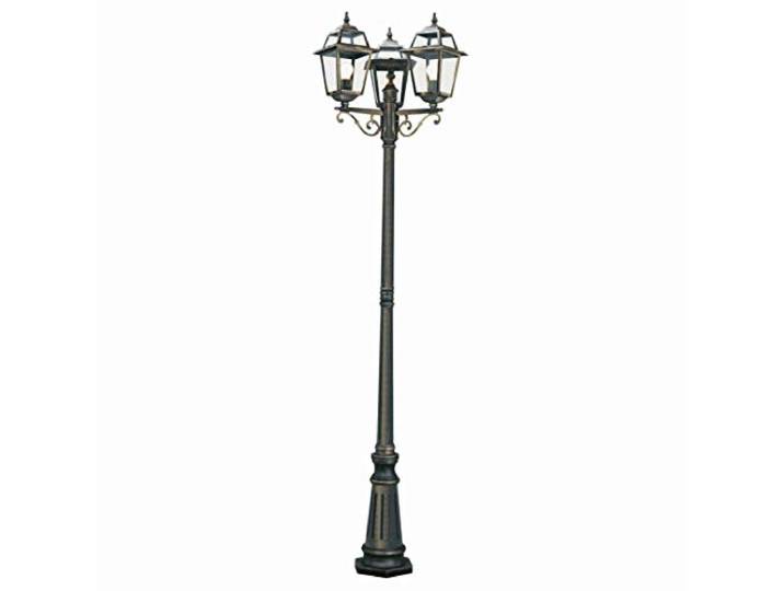 Laternengestell mit -schirmen 3-flammig 227 cm New Orleans
