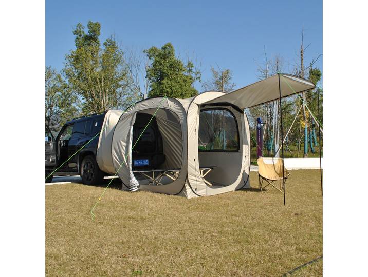Tente de voiture imperméable, tente pour hayon de voiture, tente arrière de voiture pop-up, tente de camping pour SUV, tentes de camping pour camionnettes, tente multifonctionnelle pour camion