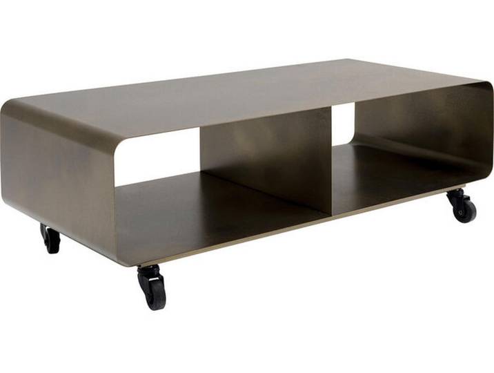 Kare-Design Tv-Element, Bronze, Metall, 90x30x42 cm, Wohnzimmer, TV Möbel, TV-Racks