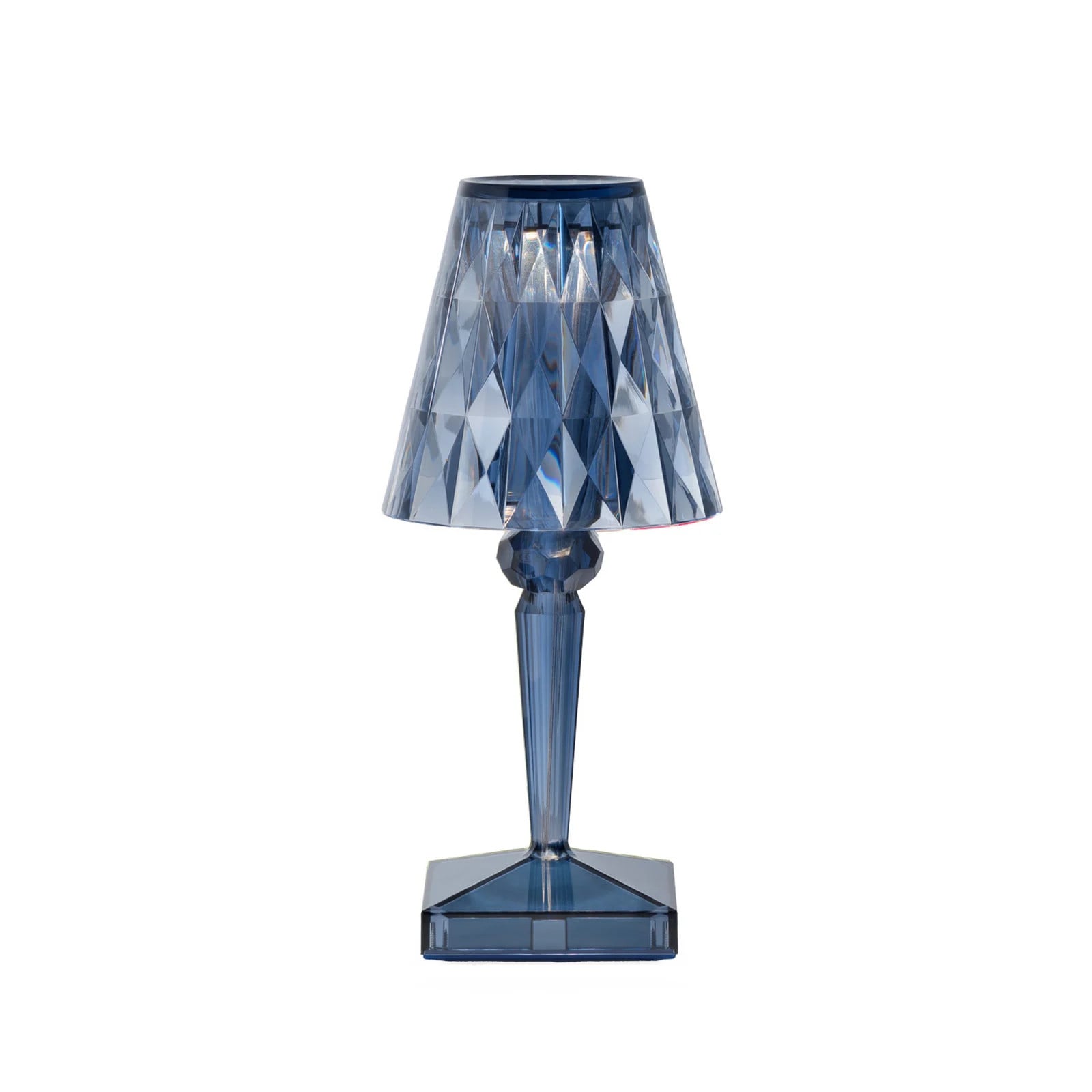 Kartell Batterij Oplaadbare Draagbare Tafellamp IP54 Blau met LED-verlichting