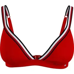 Tommy Hilfiger Swim Triangle Bra Rot Large Damen