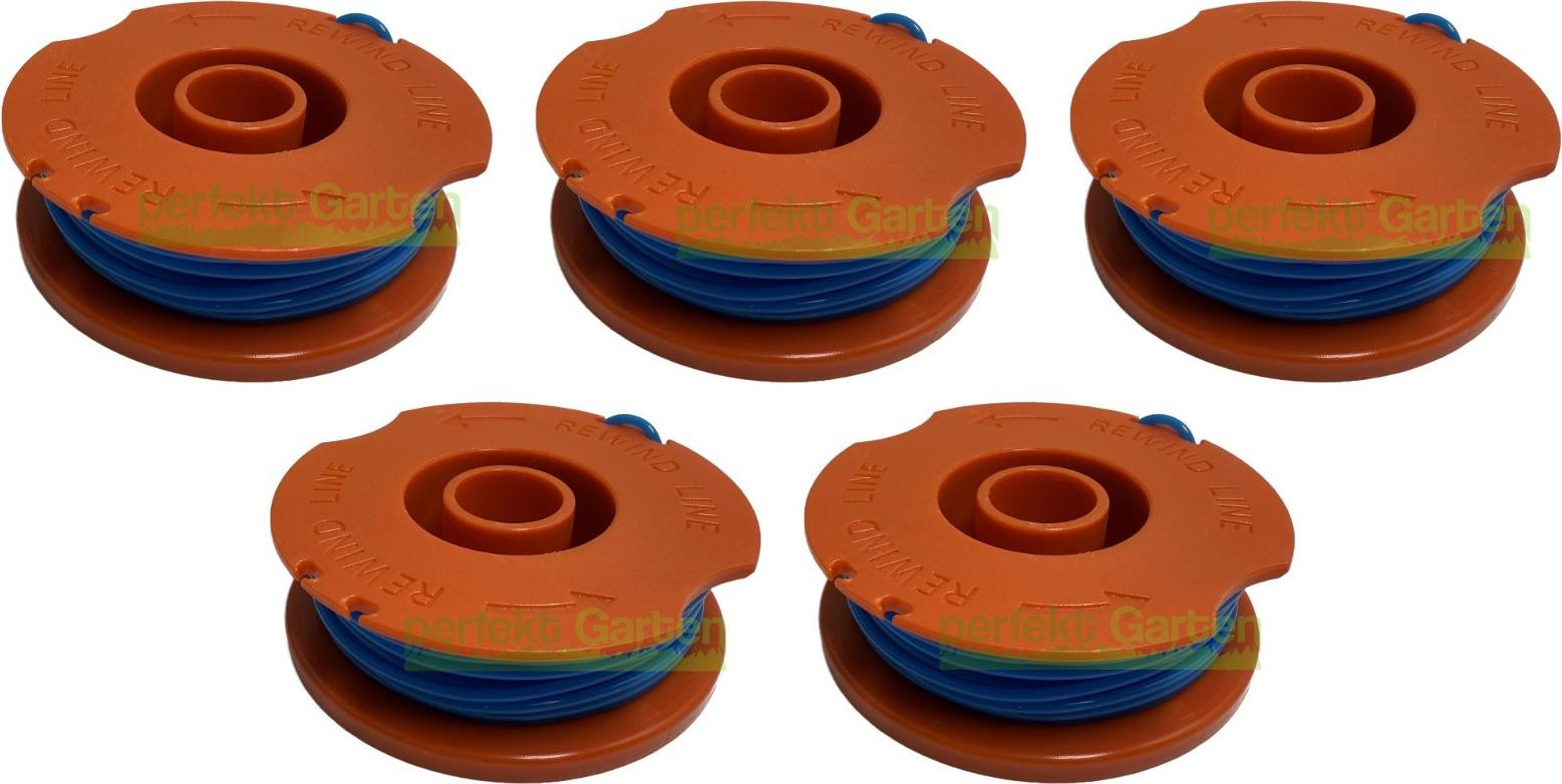 5 spoelen met draad voor Flymo Minitrim Contour 500XT, modelnummer FLY020 van perfektGarten