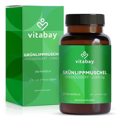 Grünlippmuschel 2000 mg hochdosiert Kapseln 300 St