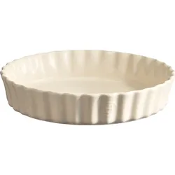 Emile Henry Tarteform 24 cm, Keramik, creme