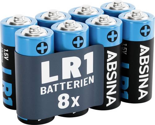 Absina Lady (N)-Batterie Lady (N) Alkali-Mangan 1.5V 800 8St.