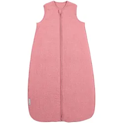 Meyco Baby Ganzjahres-Schlafsack Musselin pre-washed 2.0 TOG, rosa, 70